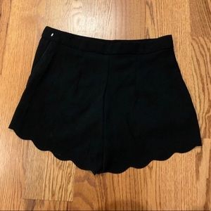 Scalloped shorts